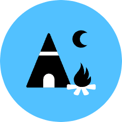 Camp Icon from Kameleon Pop Set