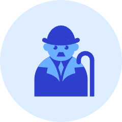 Charlie Chaplin Icon from Kameleon Duo Set