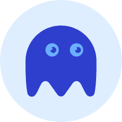 Pacman Ghost Icon from Kameleon Duo Set