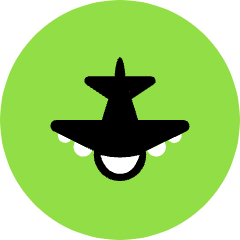 Plane Icon from Kameleon Pop Set