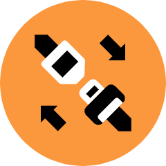 Safety Belt Icon from Kameleon Pop Set