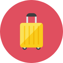 Suitcase Icon from Kameleon Colors Set