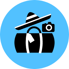 Travel Bag Icon from Kameleon Pop Set