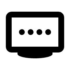 Assistant On Hub Icon from Rounded Line - Material Pro Set