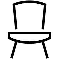 Chair Icon from Platinum Set