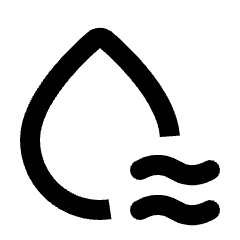 Cool To Dry Icon from Rounded Line - Streamline Material Set