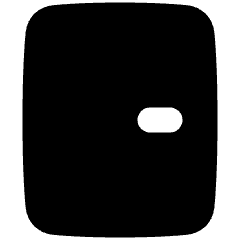 Door Icon from Plump Solid Set