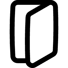 Door Open House Entrance Access Icon from Flex Line Set