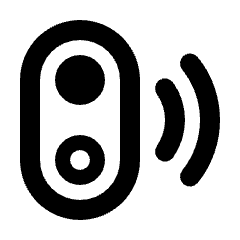 Doorbell Chime Icon from Rounded Line - Streamline Material Set