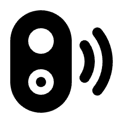 Doorbell Chime Fill Icon from Rounded Fill - Streamline Material Set