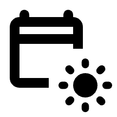 Early On Icon from Rounded Line - Streamline Material Set