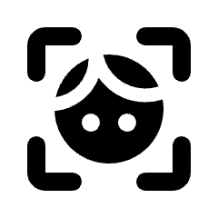 Familiar Face And Zone Fill Icon from Rounded Fill - Material Pro Set