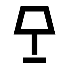 Floor Lamp Icon from Sharp Line - Streamline Material Set