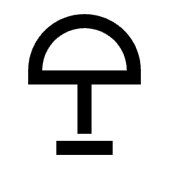 Floor Lamp Alt Icon from Sharp Line - Streamline Material Set