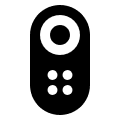 Google Tv Remote Fill Icon from Rounded Fill - Streamline Material Set