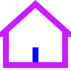 Home 2 Icon from Sharp Neon Set