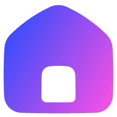 Home 3 Icon from Plump Gradient Set