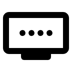 Home Max Dots Icon from Rounded Line - Streamline Material Set