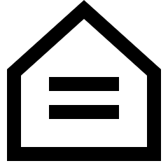 Home Menu Icon from Sharp Line Set