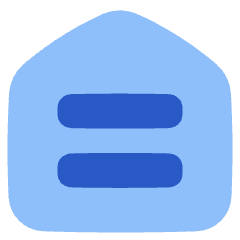Home Menu Icon from Plump Flat Set