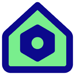 Home Setting Bolt Nut Icon from Core Pop Set
