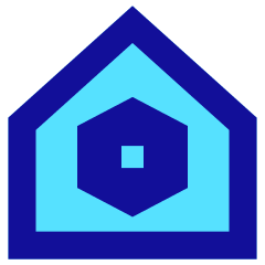 Home Setting Bolt Nut Icon from Sharp Pop Set