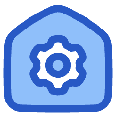 Home Setting Gear Icon from Plump Duo Set
