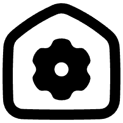Home Setting Gear Icon from Plump Remix Set