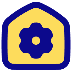 Home Setting Gear Icon from Plump Pop Set