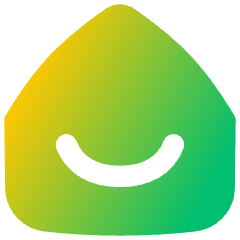 Home Smile Icon from Flex Gradient Set