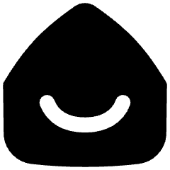 Home Smile Icon from Flex Solid Set