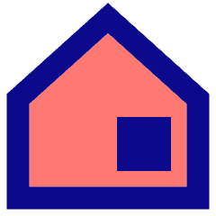 Home Window Icon from Sharp Pop Set