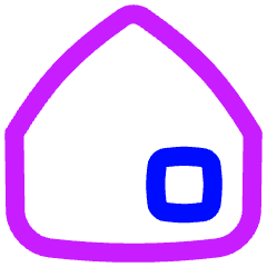 Home Window Icon from Flex Neon Set
