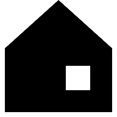 Home Window Icon from Sharp Solid Set