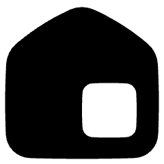 Home Window Icon from Plump Solid Set