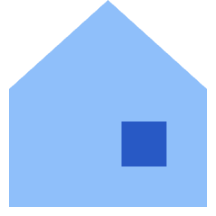 Home Window Icon from Sharp Flat Set