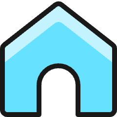 House Entrance Icon from Ultimate Colors Set