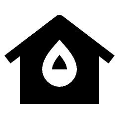 Humidity Indoor Fill Icon from Outlined Fill - Streamline Material Set