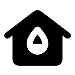 Humidity Indoor Fill Icon from Rounded Fill - Streamline Material Set