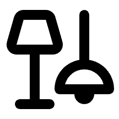 Light Group Icon from Rounded Line - Material Pro Set