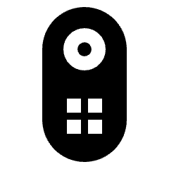 Nest Remote Fill Icon from Sharp Fill - Streamline Material Set