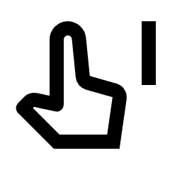 Nest Wake On Press Icon from Outlined Line - Material Pro Set