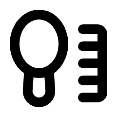 Self Care Icon from Rounded Line - Material Pro Set