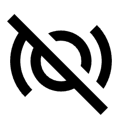 Sensors Krx Off Icon from Sharp Line - Streamline Material Set