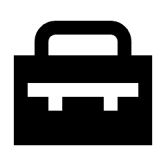 Tool Box Fill Icon from Sharp Fill - Streamline Material Set