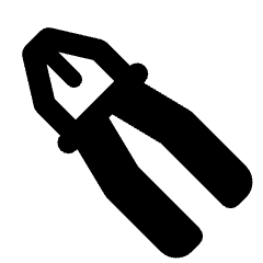 Tools Pliers Wire Stripper Icon from Rounded Line - Streamline Material Set