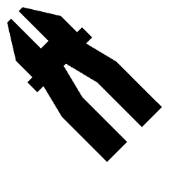 Tools Pliers Wire Stripper Fill Icon from Sharp Fill - Streamline Material Set