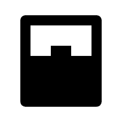 Window Open Icon from Outlined Line - Material Pro Set