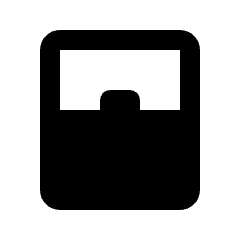 Window Open Icon from Rounded Line - Streamline Material Set