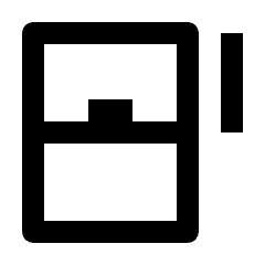 Window Sensor Icon from Outlined Line - Streamline Material Set